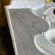 Meuble de toilette à vasque Napoléon III