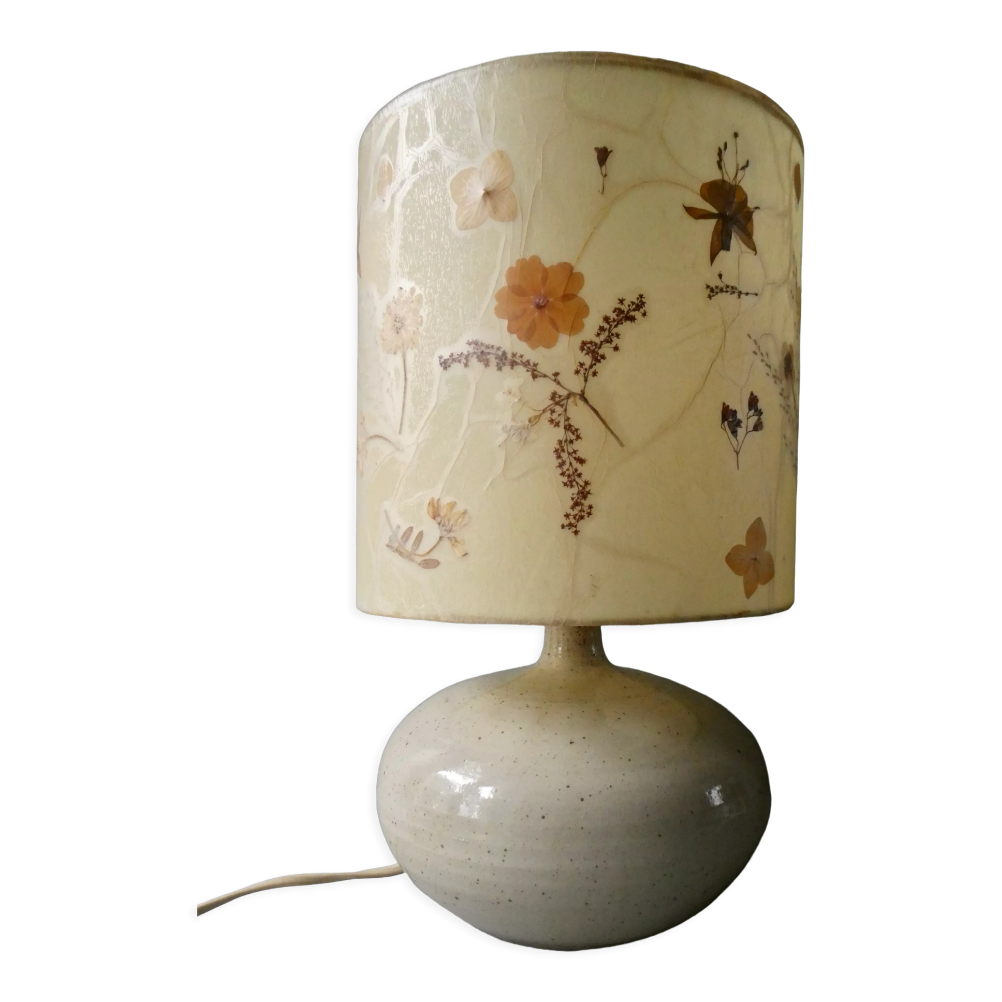 Lampe en grès des années 70