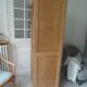 Vintage Parisian 1-door wardrobe, it has been completely cleaned, sanded, treated and waxed.