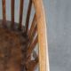 ensemble de deux chaises stickback Windsor anglaises antiques du 19e siècle
