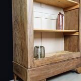Walnut and fir bookcase - Renovated