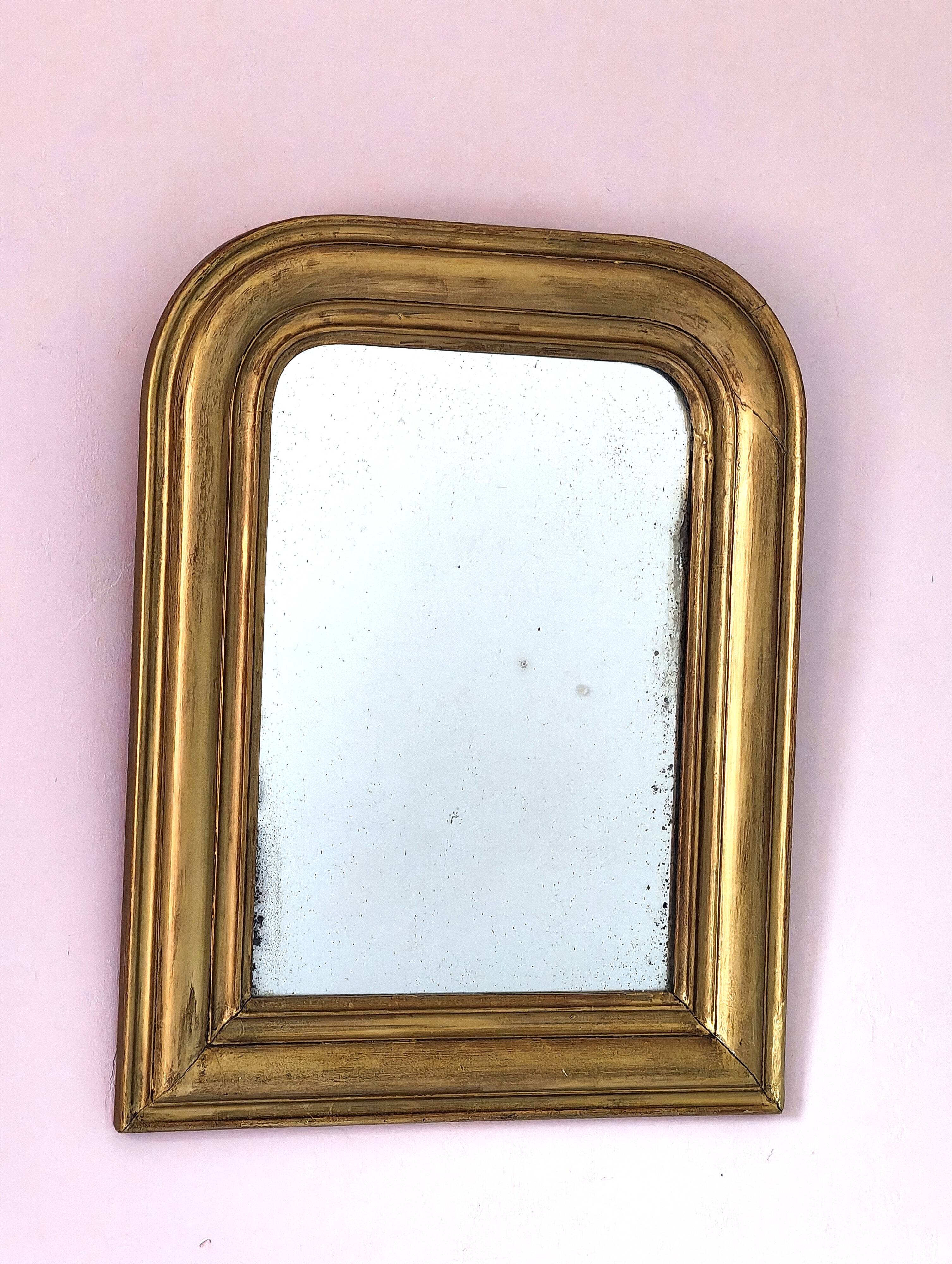 Antique Louis Philippe mirror 57 X 44 cm