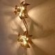 Brass organically shaped double ceiling or wall lights, 1970s