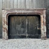 Louis XIV style fireplace in Levanto marble circa 1880