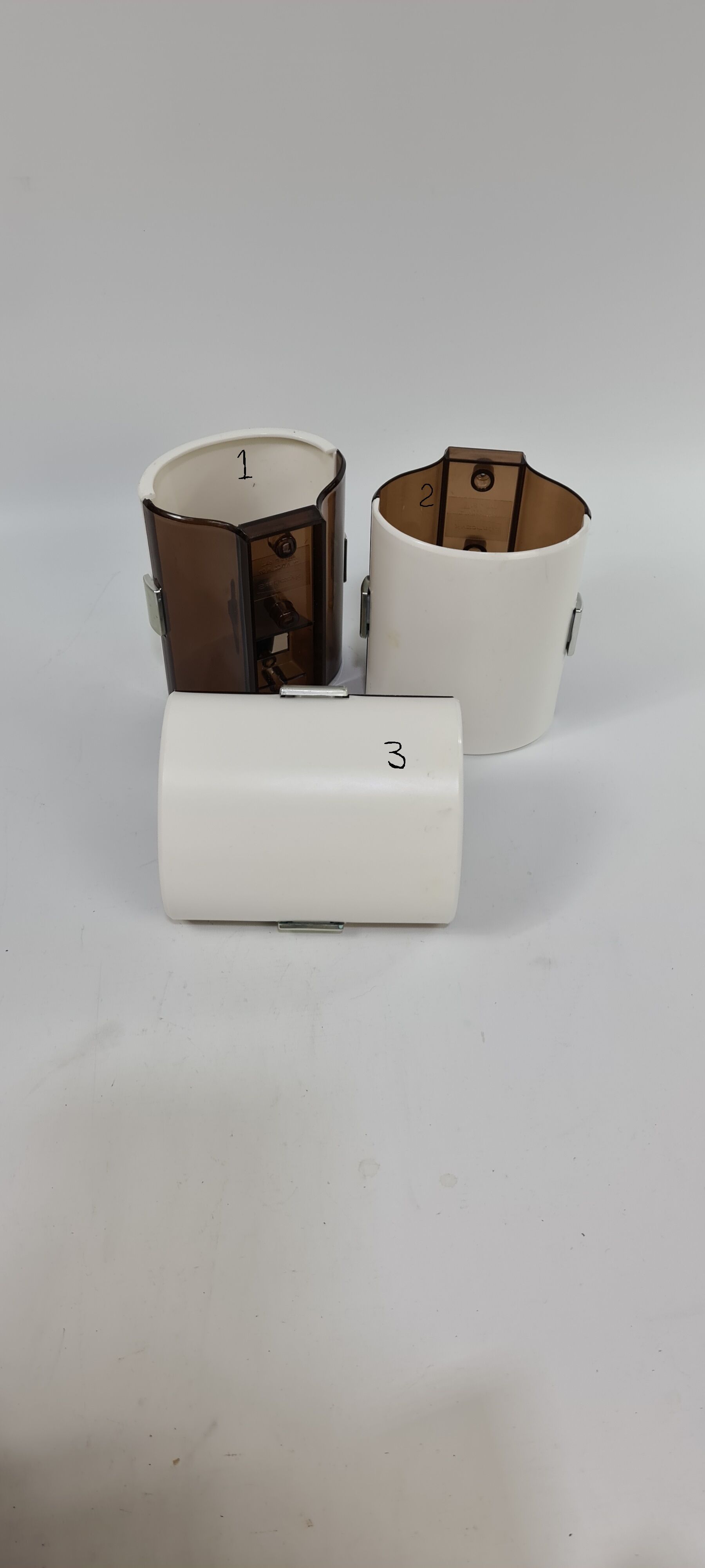 Three polish wall lamps by staczyk 80s