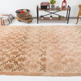 Brown beige vintage rug 325x218cm