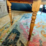 Solid oak farmhouse table