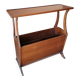 Wooden magazine rack