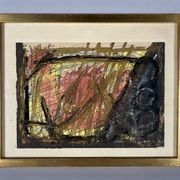 Sonja SEKULA (1918-1963) Composition expressionniste abstraite, 1953