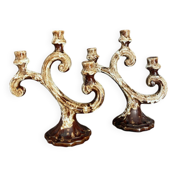 Vintage candlestick pairs