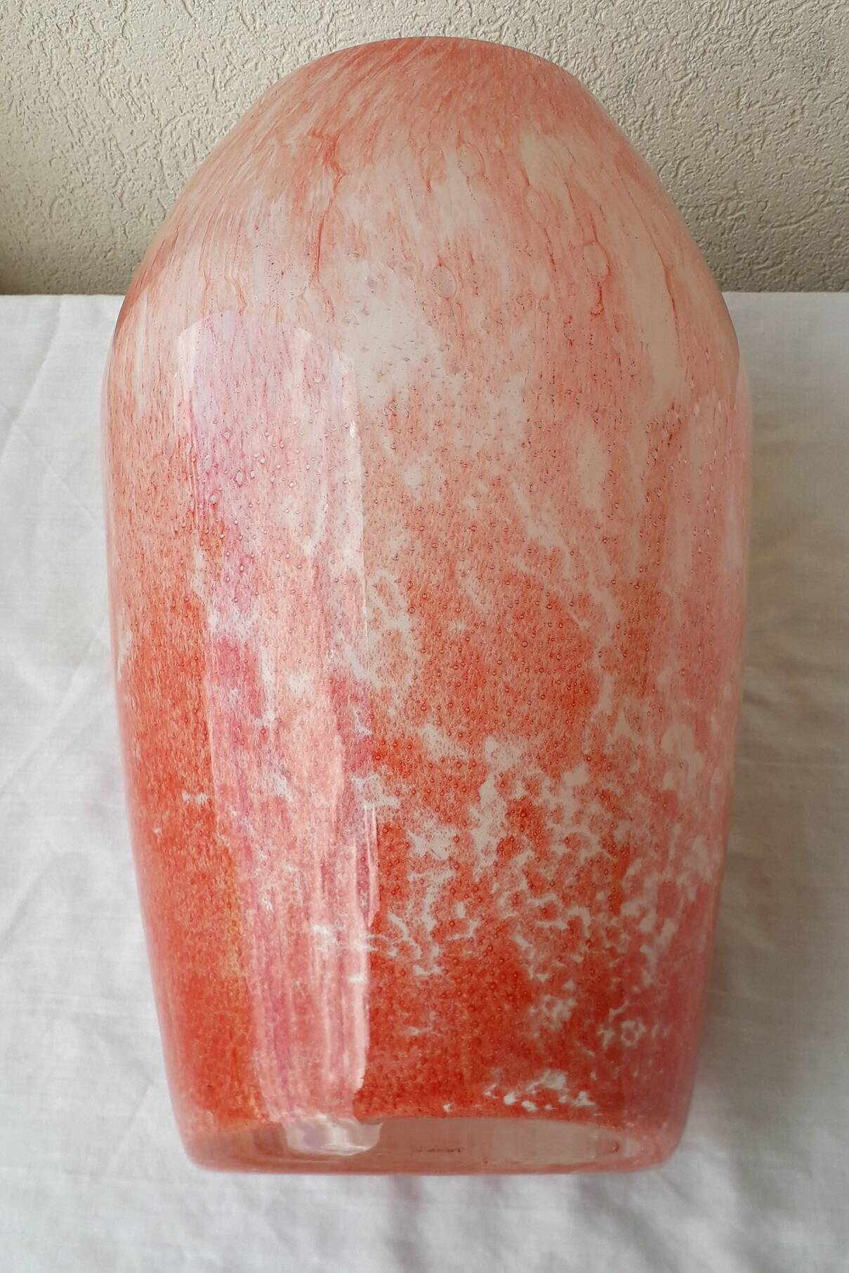 Blown glass vase