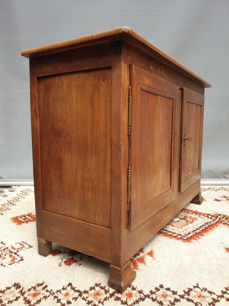 Norman countryside buffet in solid cherry wood nineteenth