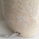 Cracked ceramic lamp foot