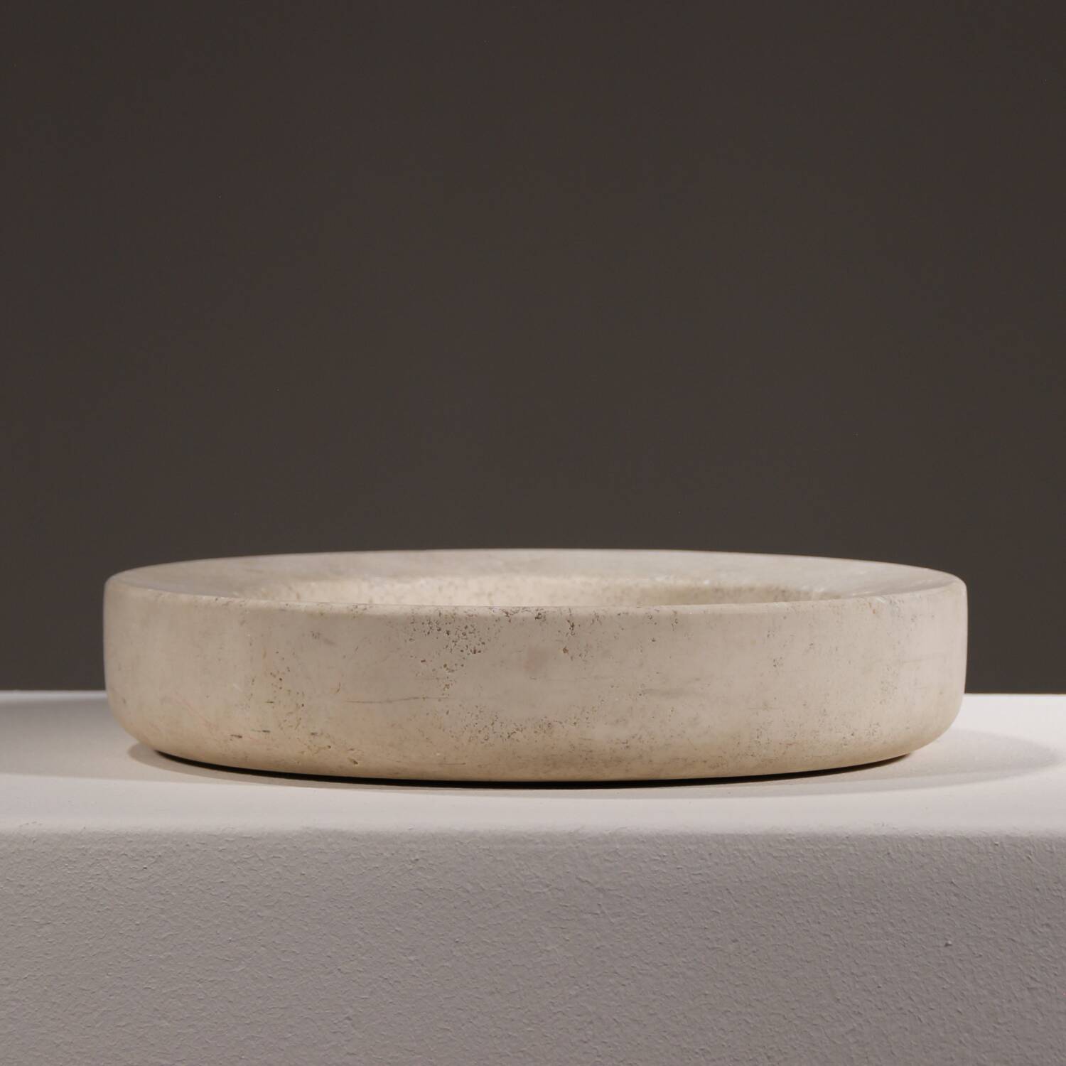 ​Travertine ‚Vide-Poche‘ by Giusti & Di Rosa for Up & Up | Italy 1970s