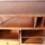 Bamboo shelf bookcase cabinet