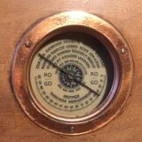 Old wooden radio set in wood lamp for decoration or collection