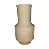 Richard Scharrer's white porcelain vase op art for Thomas , Germany 1970