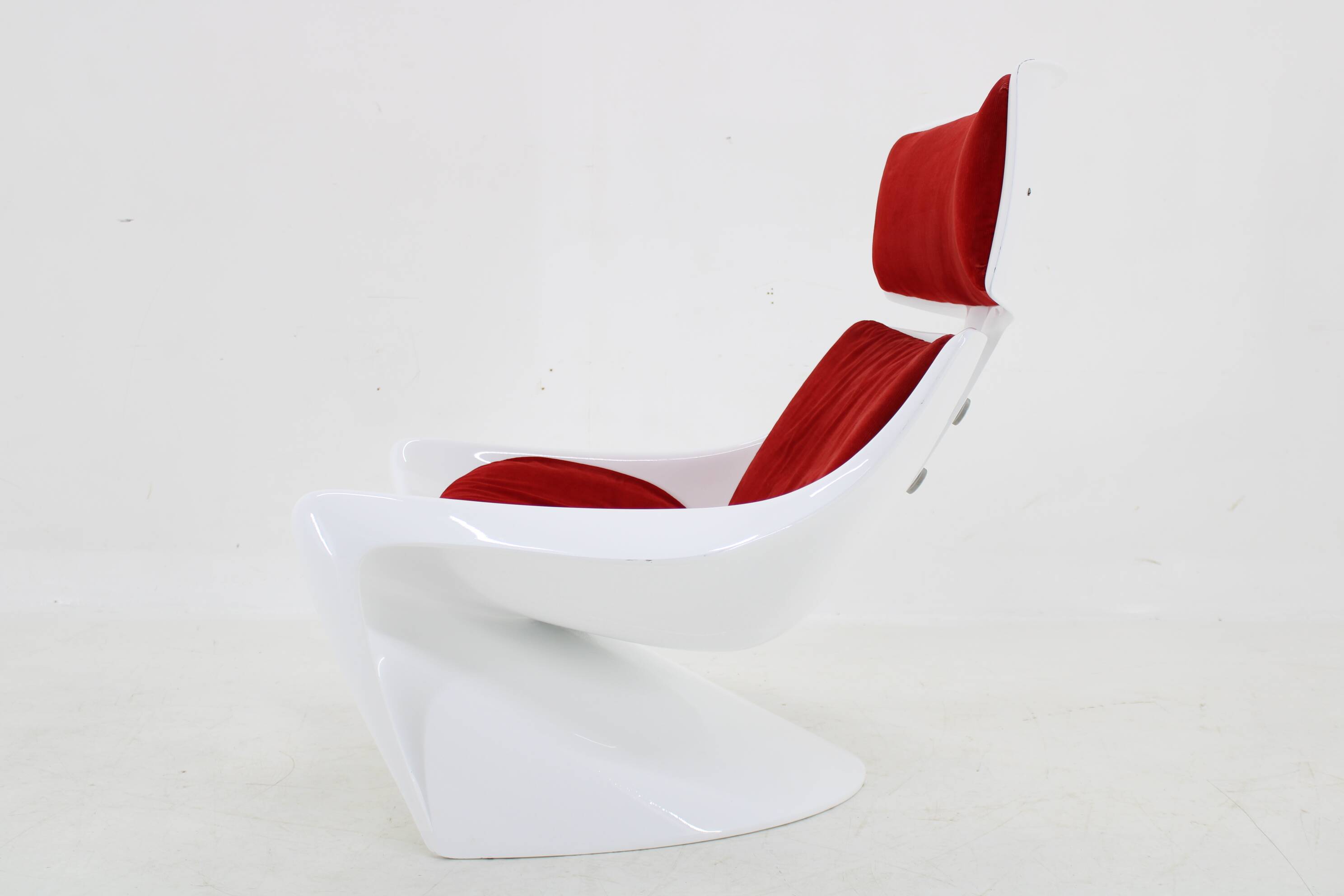 1960s Steen Ostergaard 'President' Fiberglass Lounge Chair for Cado, Denmark