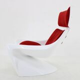 1960s Steen Ostergaard 'President' Fiberglass Lounge Chair for Cado, Denmark