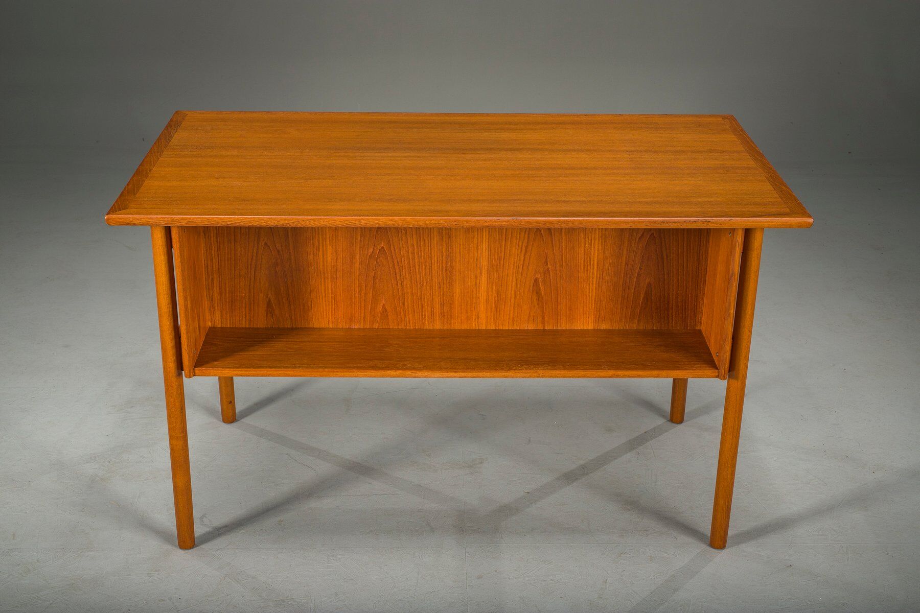 Mid-century Danish teak desk from Gunnar Nielsen Tibergaard, 1960s