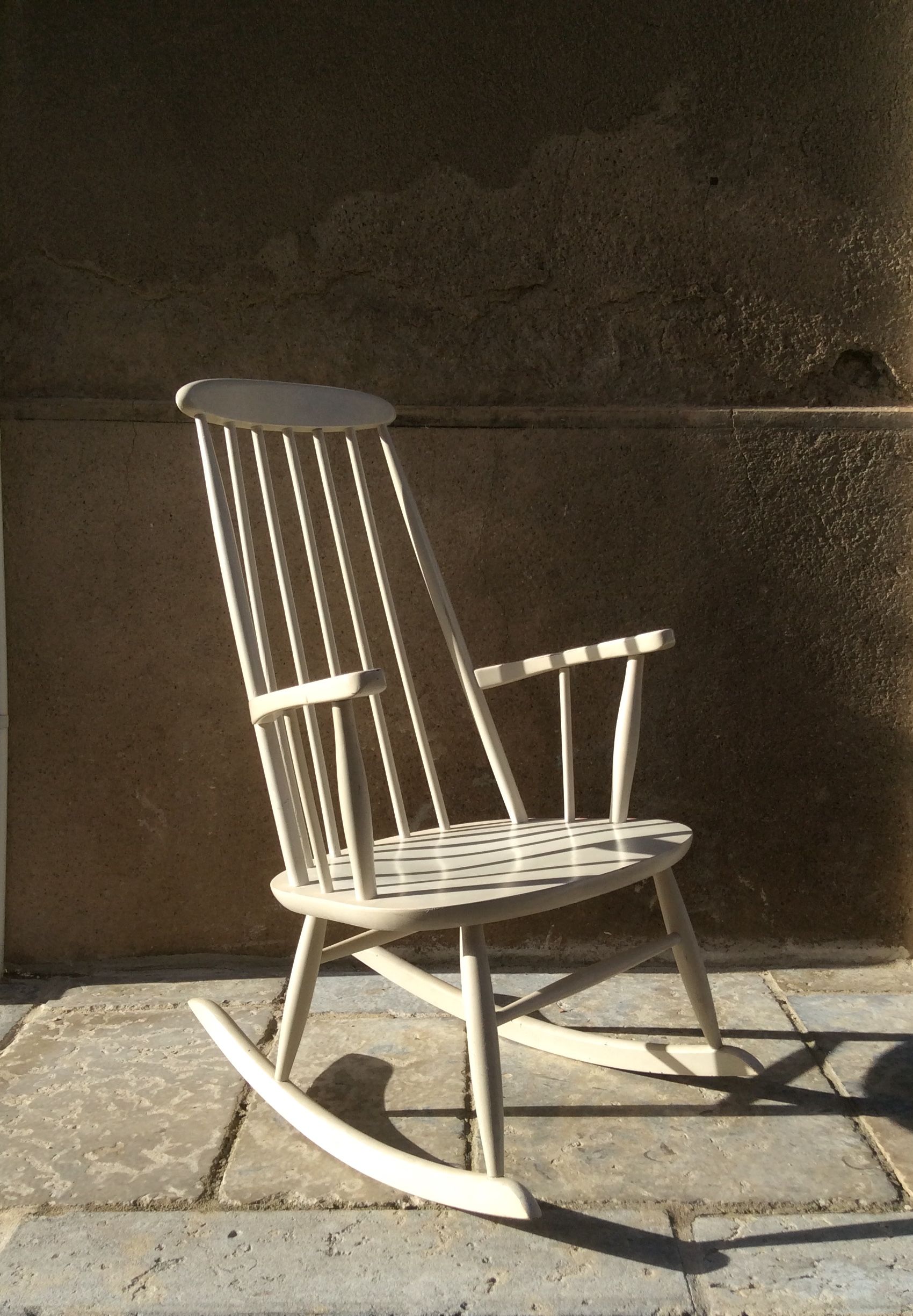 Scandinavian rocking chair 1960 Stol Kamnik