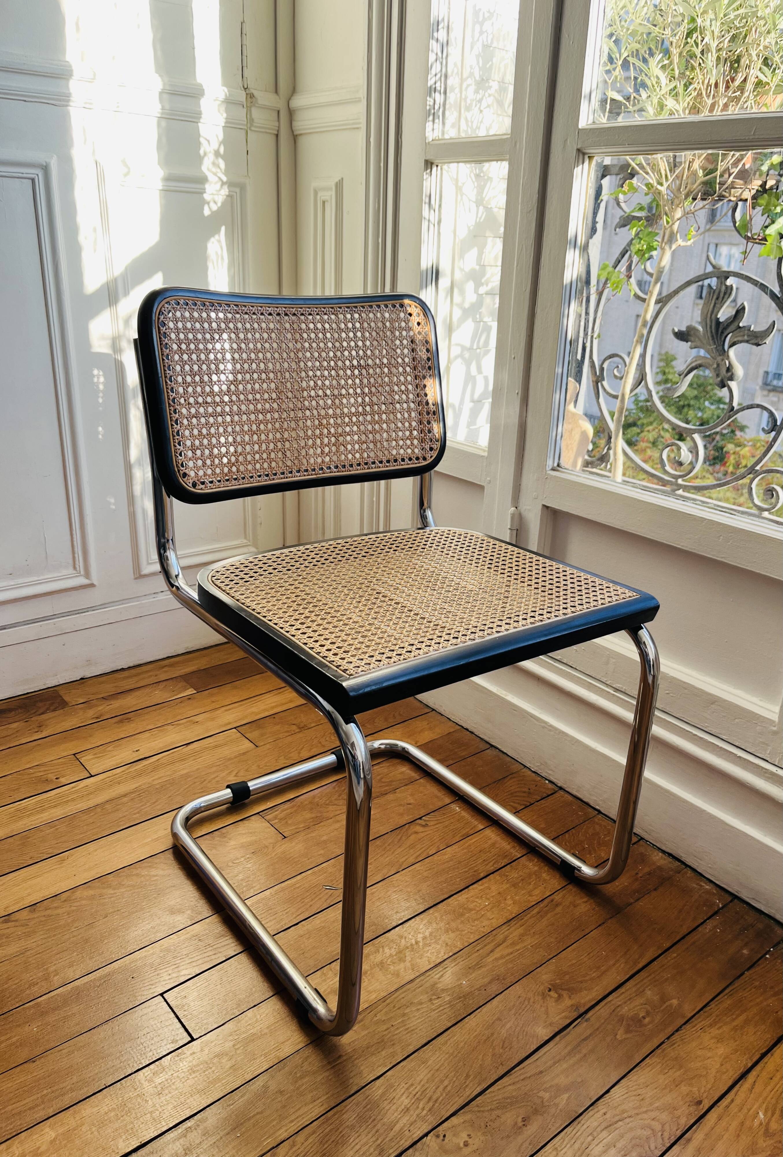 chair Cesca B32 / seat caning redone