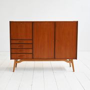 Buffet danois en teck et acajou, années 1950