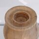 Large handmade wooden candle holder from the 1950s