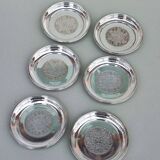 WMF silverplated coasters