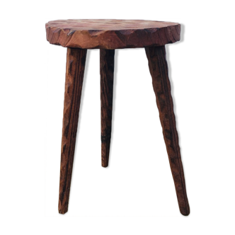 Exotic wood stool tripod