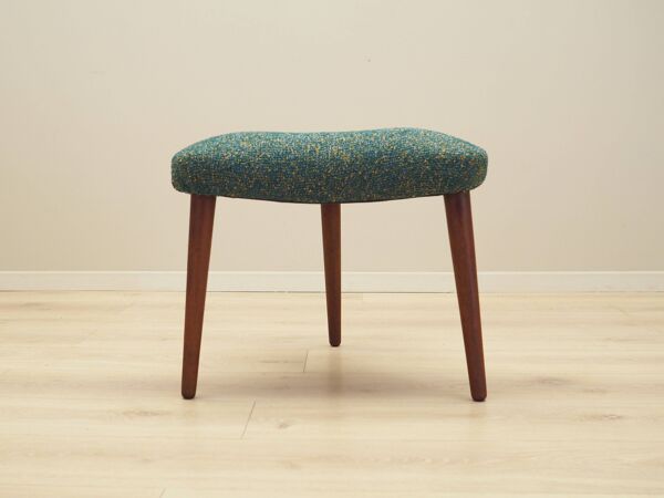 Repose-pieds, tabouret danois en teck, années 1970