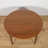 Mid-Century Teak Dining Table and Chairs Set by Hans Olsen for Frem Røjle, Denmark, 1950s, Set of 5