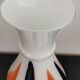 Vintage Italian pop art blown soliflore vase from the 70s in opaline