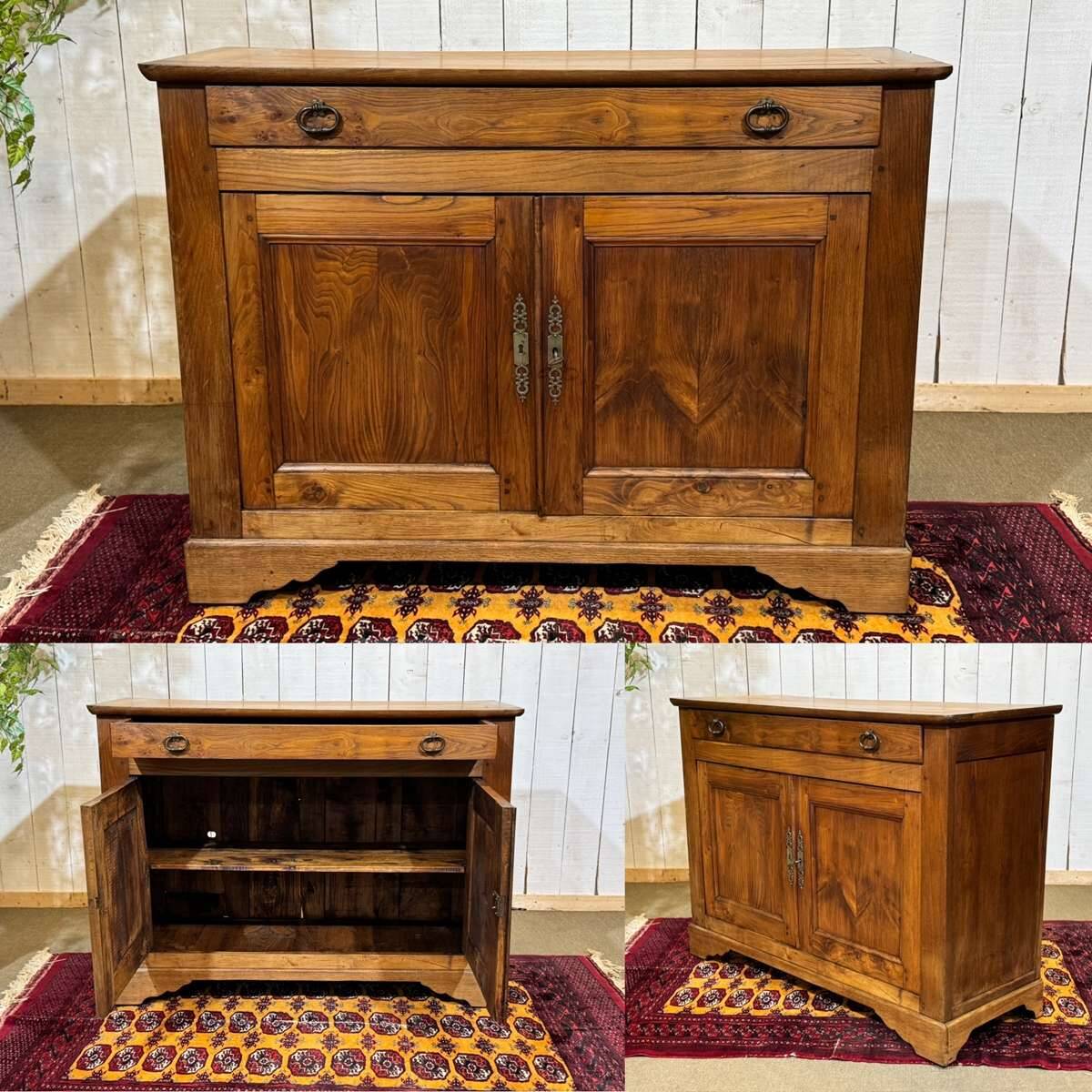 Buffet early 20th century in chestnut wood