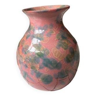Pink spotted vase