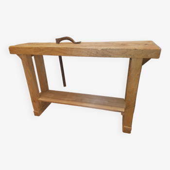 Oak carpenter's workbench