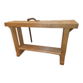 Oak carpenter's workbench