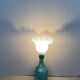 Antique glass table lamp