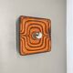 Cubic psychedelic pop art fat lava wall light by pan ceramics, germany, 1970