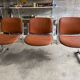 Vintage 3-seater bench for waiting room from the 1970s.
