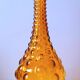 Empoli carafe in amber glass, 1970.