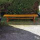 Table de monastère avec 4 chaises et un banc