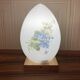 Paire de lampes opaline design 1950.