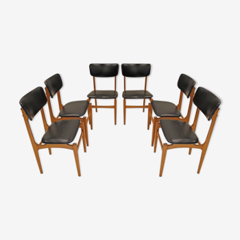Set of 6 chairs end of the 1950s