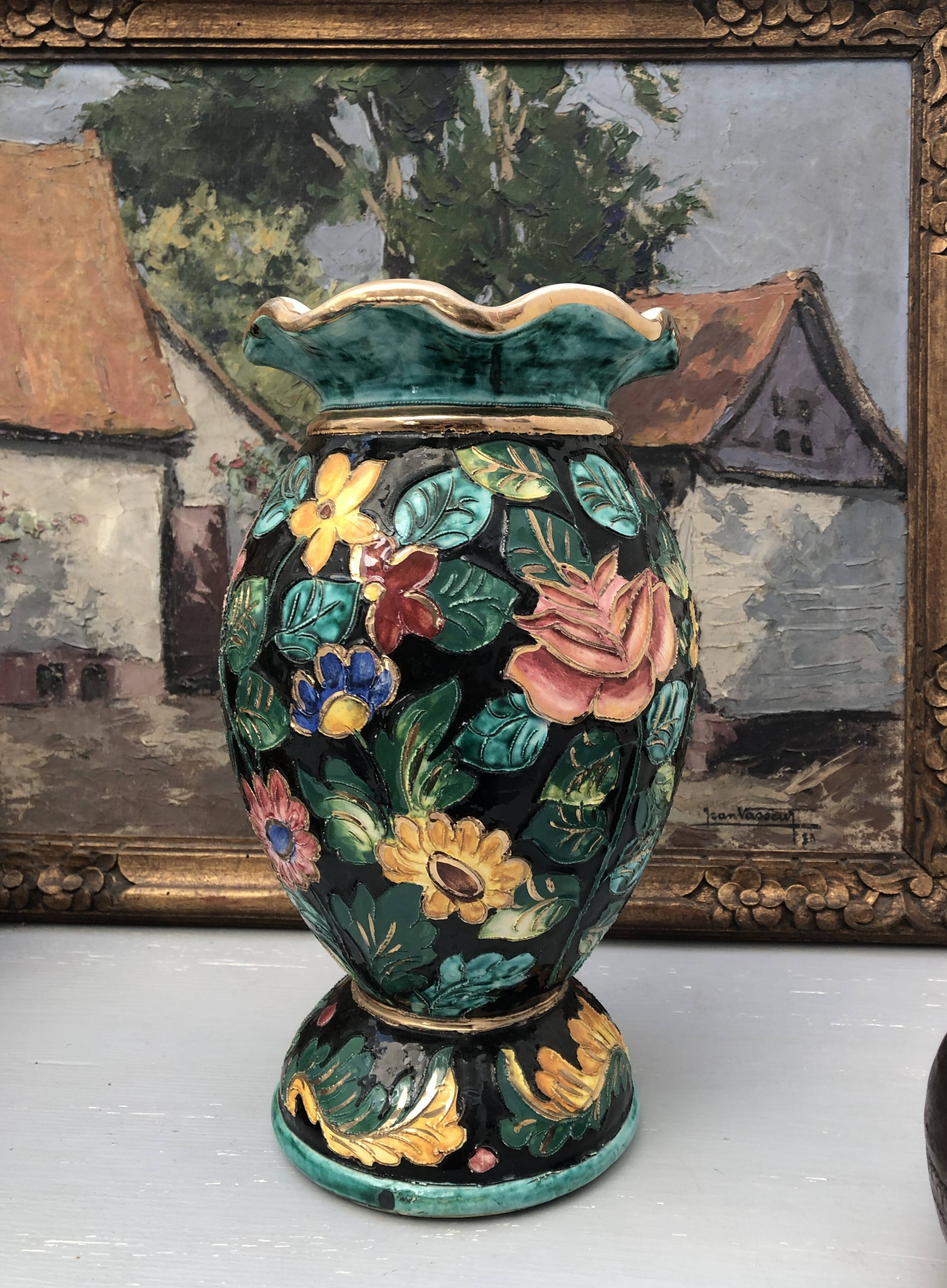 Vase Vallauris style Monaco 1950-1960