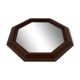 Octagonal rustic mirror