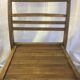 Series of 4 solid wooden chairs by René Gabriel 40/50