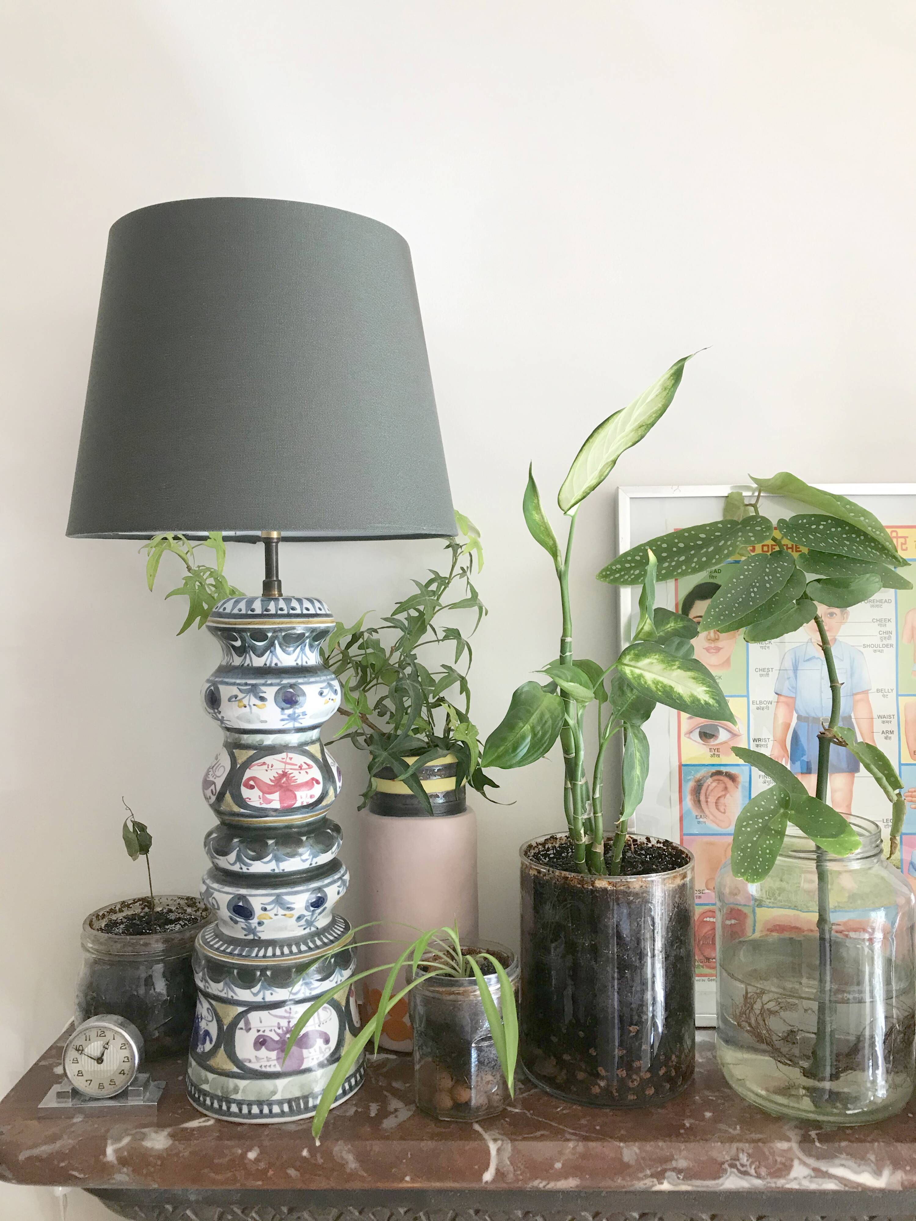 André l'Helguen lamp, Quimpert ceramics, 1950s