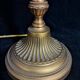 Gold metal table lamp base