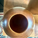 Paire de vases en bois